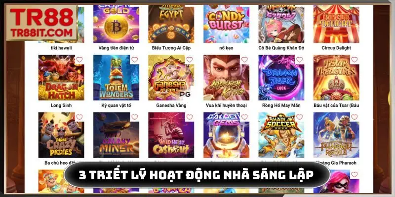 3 triết lý hoạt động nhà sáng lập