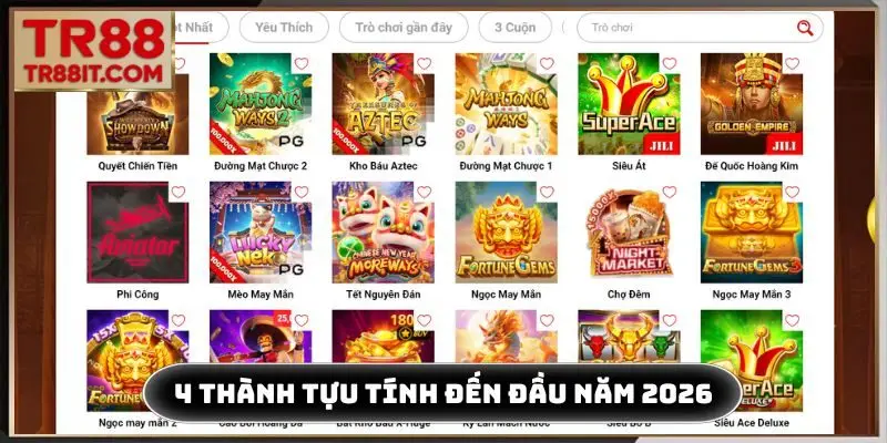 4 thành tựu tính đến đầu năm 2026