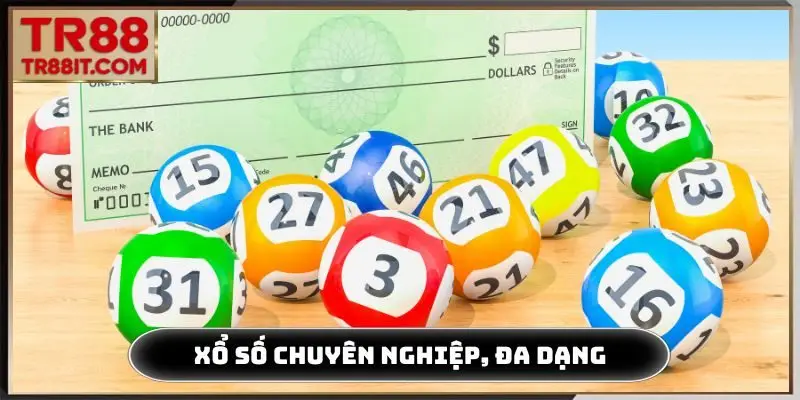 Xổ số chuyên nghiệp, đa dạng